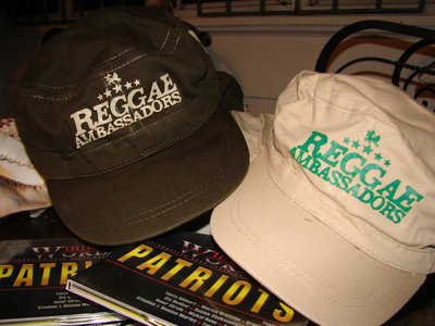 Reggae Ambassadors Military Style Cap  - Olive or Khaki main photo