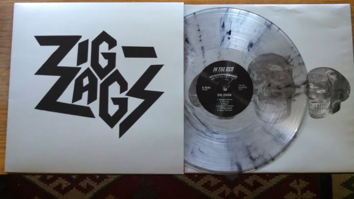 Red Zig Zags Vinyl