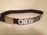 Army Belt with CHUCK NORRIS EXPERIMENT bomb print photo 
