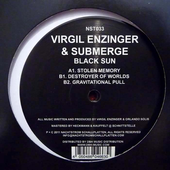 Black Sun (Album) Virgil Enzinger, Submerge Nachtstrom Schallplatten
