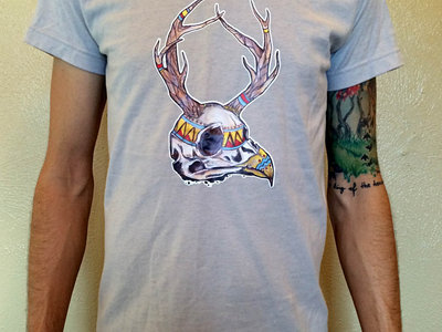 *SALE* Bird Skull Silver T-Shirt main photo