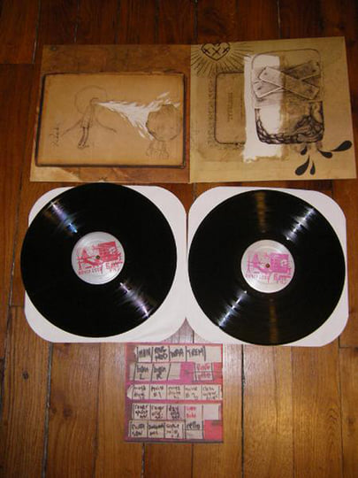 telegraphs in negative/mouths trapped in static | set fire to flames