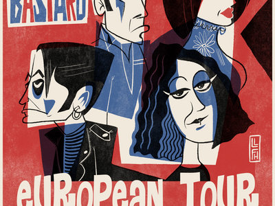 Limited Edition European Tour Poster (A3) - NO DATES main photo