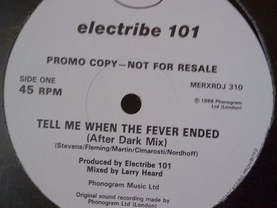 Tell Me When The Fever Ended - rare promo vinyl [MERXRDJ 310] main photo