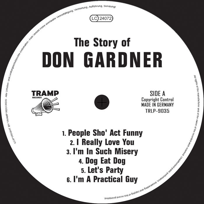The Story of Don Gardner Don Gardner Tramp Rec.