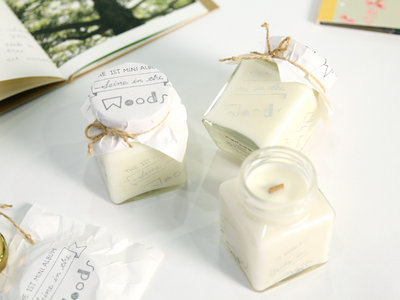 'Woods' Soy Candle / 향초 main photo