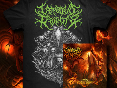 Collapsing The Throne Of Enslavement T-shirt/Enslavement CD combo (COMES WITH FREE DOWNLOAD) main photo
