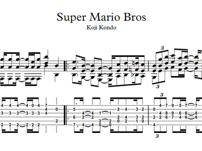 Super Mario Bros - Partitura y Tablatura | El Profe Mauro