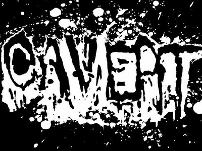 Caveat Logo Splatter Sticker *BLACK* ($0.50) main photo