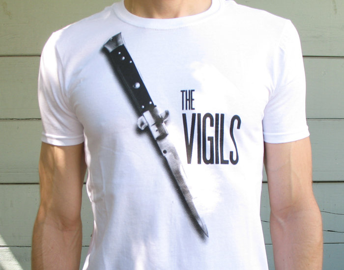 Switchblade Logo T-shirt (White) | The Vigils