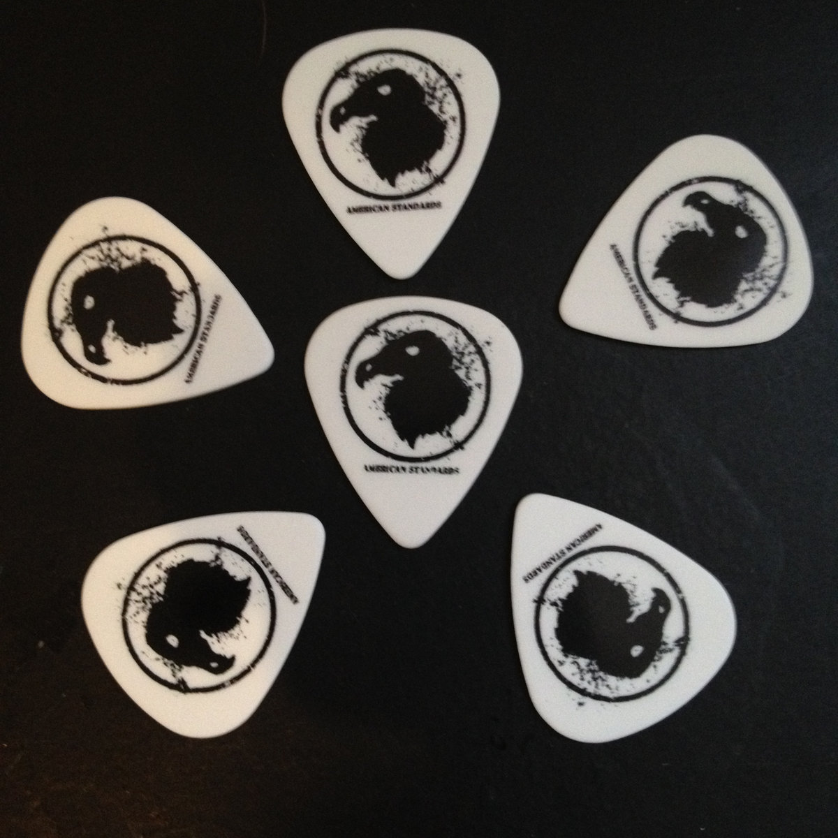 Guitar Picks (white & black) American Standards