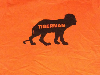 "ManTiger" Logo on Orange, Brown, or White T Shirt main photo