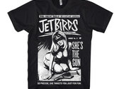 The Jetbirds "She's The Gun" On A Black Slim-Fit Shirt or Regular Fit Shirt photo 