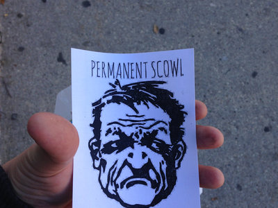 Permanent Scowl Records Sticker 2-001 main photo