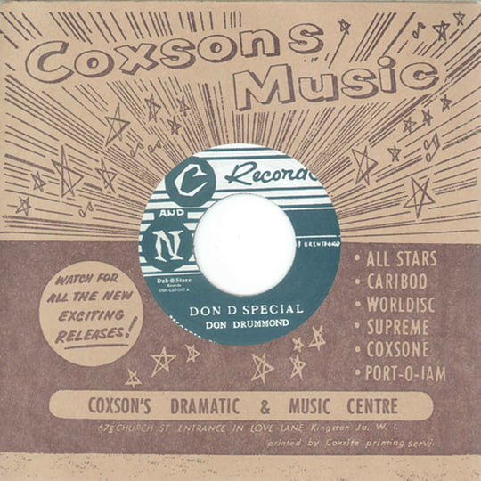 Don Drummond - Don D Special / Fidel (Studio One - 7