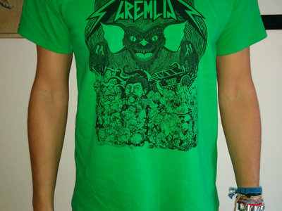 Black Gremlin "Rock and Raw" T-Shirt - Green main photo