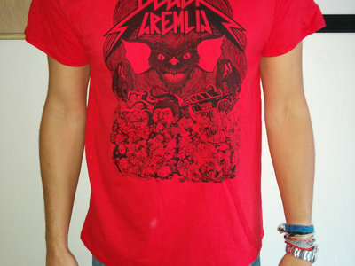 Black Gremlin "Rock and Raw" T-Shirt - Red main photo