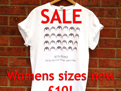 We're Getting There, Aren't We? T-Shirt  (Womens, White) main photo
