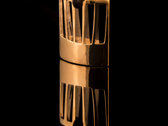 Slotted Pendant, Bronze photo 