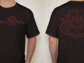 "Red Outline" Logo and Logo Bug - Men's Glidan T-Shirt with FREE SONG DOWNLOAD photo 