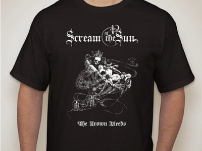 "The Crown Bleeds" Image and Logo Bug - Men's Glidan T-Shirt with FREE SONG DOWNLOAD main photo