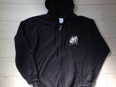 "Torture Machine" Zip hoodie - Black photo 