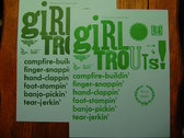 Girl Trouts Letterpress Poster photo 