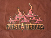 Freak Records T-shirt brown photo 