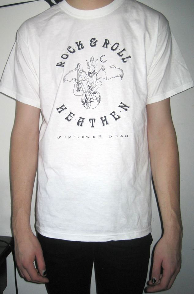 Rock & Roll Heathen T-shirt (white) | Sunflower Bean