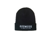 Nebula Threads - God Mode Beanie Hat - Black photo 