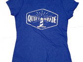 Quiet Parade Lighthouse Shirt (Women's) | Charcoal Grey & Royal Blue photo 