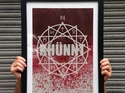 Limited screen printed Khünnt poster main photo