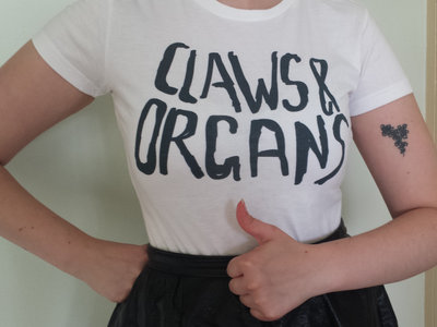 White "Claws & Organs" T-shirt + Download Code main photo