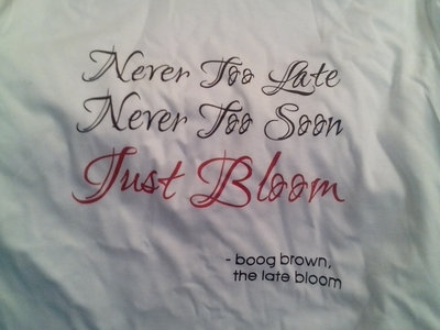 Limited Edition "Neva late, Never Too Soon" T-Shirt [WHITE] main photo