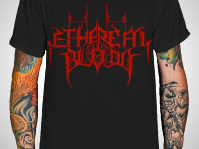 Ethereal Blood Red Logo T-shirt. main photo
