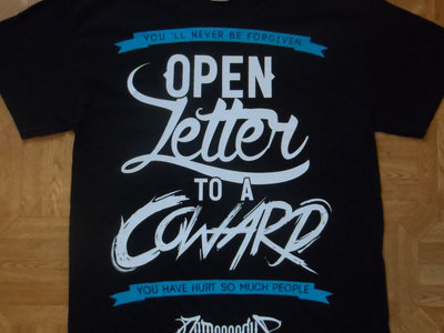 Open Letter To A Coward black Lyrics Open Letter To A Coward black Lyrics