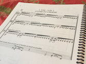 "Like A Sun.." conductor's score - printed and spiral bound + album photo 
