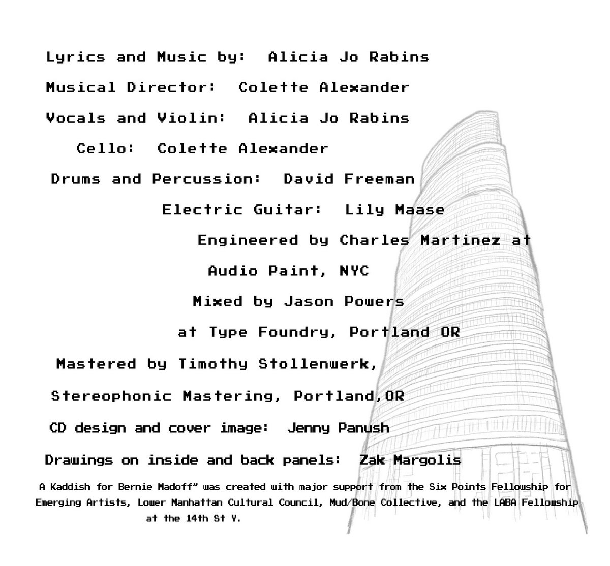 A KADDISH FOR BERNIE MADOFF | Alicia Jo Rabins