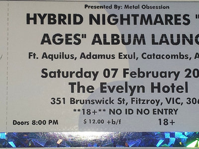 Aquilus Ticket - 7th February at The Evelyn Hotel main photo
