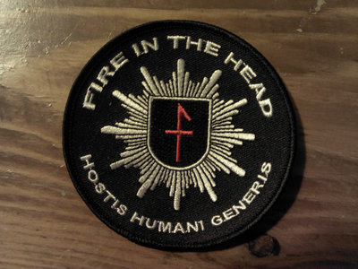 FIRE IN THE HEAD Embroidered Patch main photo