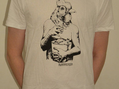 Huhmensch T-Shirt (für Männer in Weiss, Größen: Medium/Large) main photo