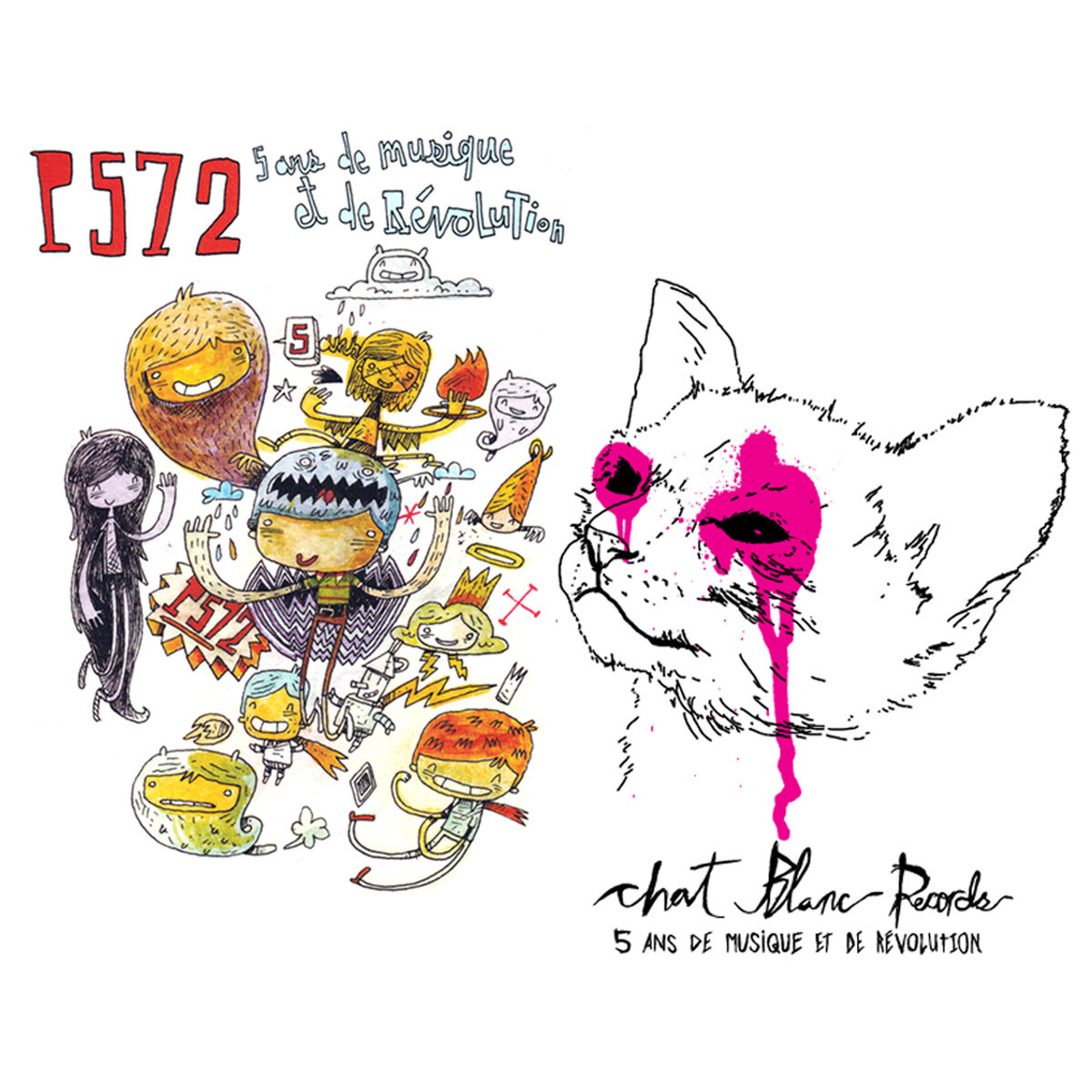 P572 Chat Blanc Records 5 Ans De Musique Et De Revolution P572