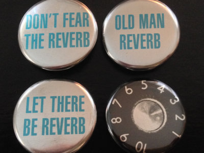 "Old Man Reverb" button set #1 main photo