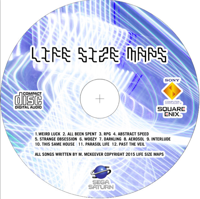 strange obsession life size maps size of compact disc