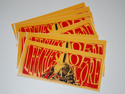Leeches of Lore Screen Printed Stickers (set of 5) main photo