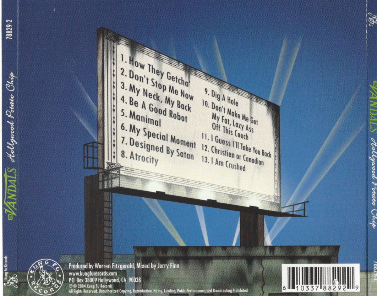 Hollywood Potato Chip The Vandals