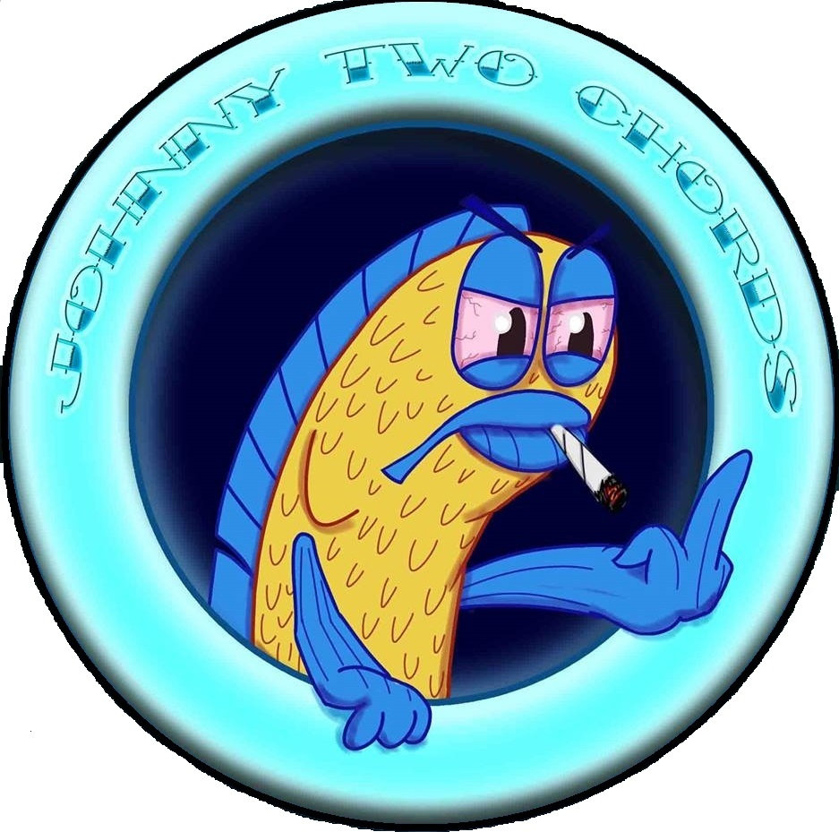 Johnny the Fish sticker | Johnny Two Chords