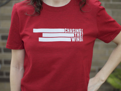 Red Striped "Chasing The Wind" T-Shirt main photo
