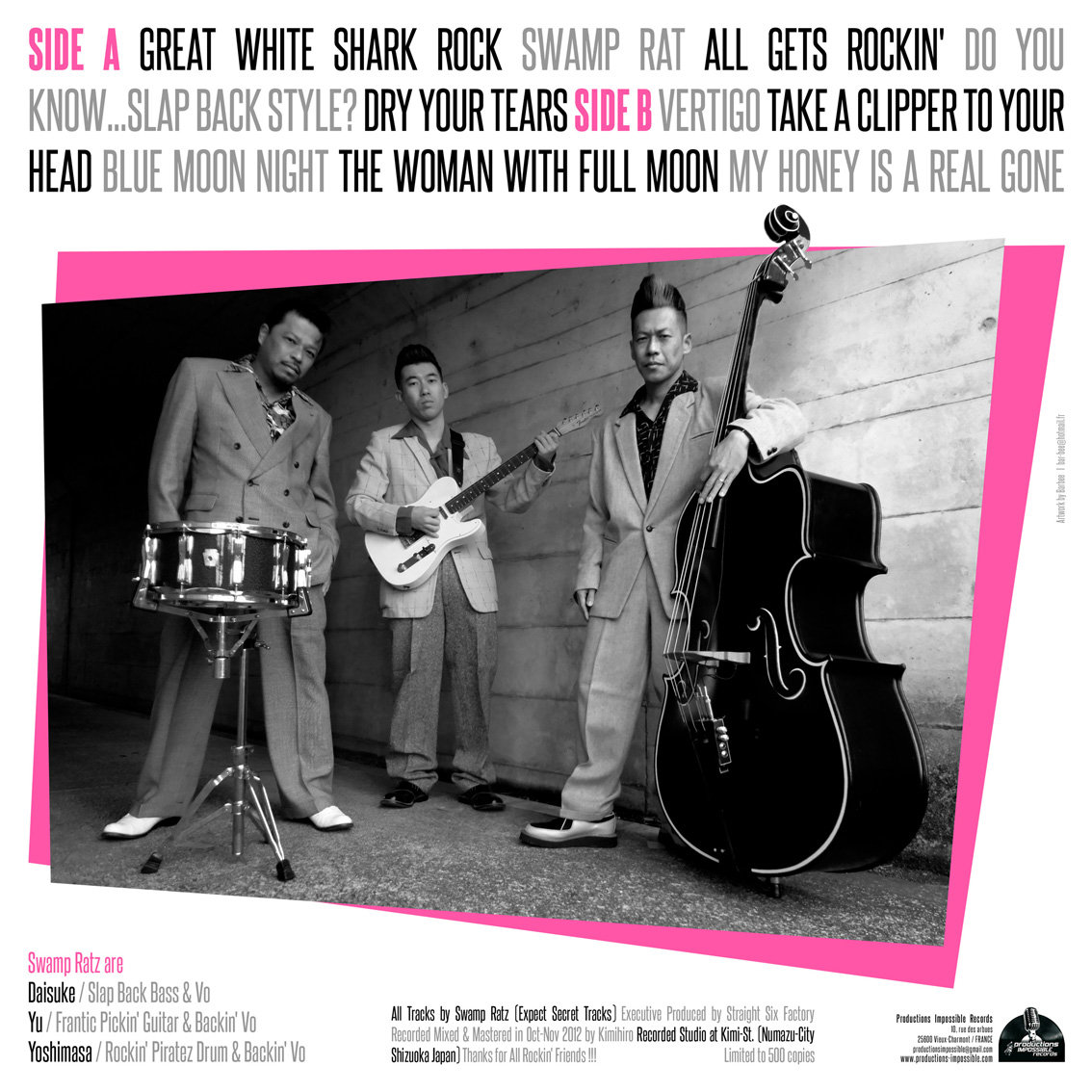 邦楽 GREAT WHITE SHARK ROCK / SWAMP RATZ Swamp Ratz – Great White Shark Rock – Vinyl (Limited to 500