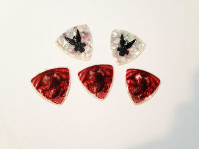 (1) LIMITED EDITION XIII RED DRAGON 3D Guitar Pick + XIII EP Download main photo